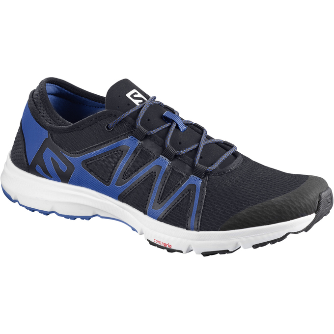 Salomon CROSSAMPHIBIAN SWIFT Zapato De Agua Hombre - Negras / Azules - Colombia (96751-QPKS)